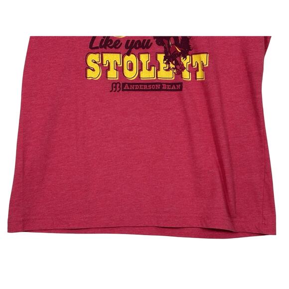 NEW! Red Dirt Hat Co Shirt 'Ride It Like You Stole It' Anderson Bean Size L - Picture 10 of 16